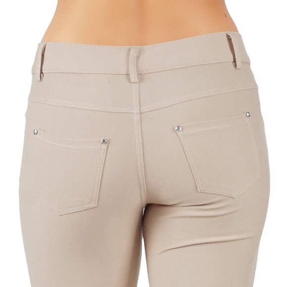 Jean Look Cotton Blend Jeggings Tights Slimming - Picture 4 of 5